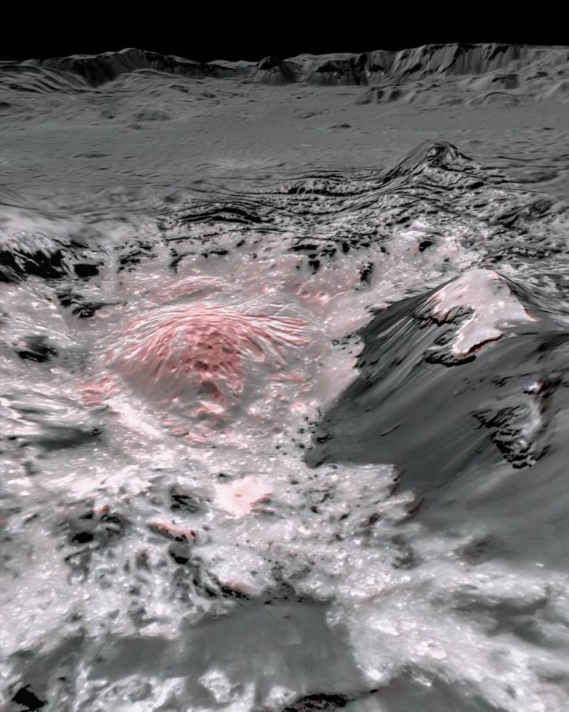 Gizem Çözüldü: Ceres’deki Parlak Alanlar Yüzeyin Altındaki Tuzlu Sudan Geliyor